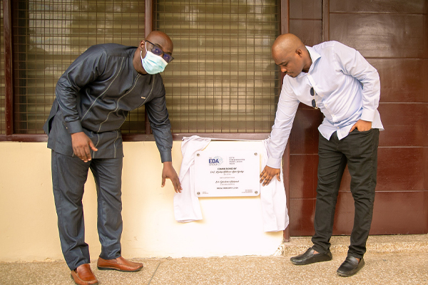 EDA FOUNDATION PROJECT: Commissioning of a model lecture room for the department of entrepreneurship and agribusiness and the department of renewable energy at cape coast technical university.